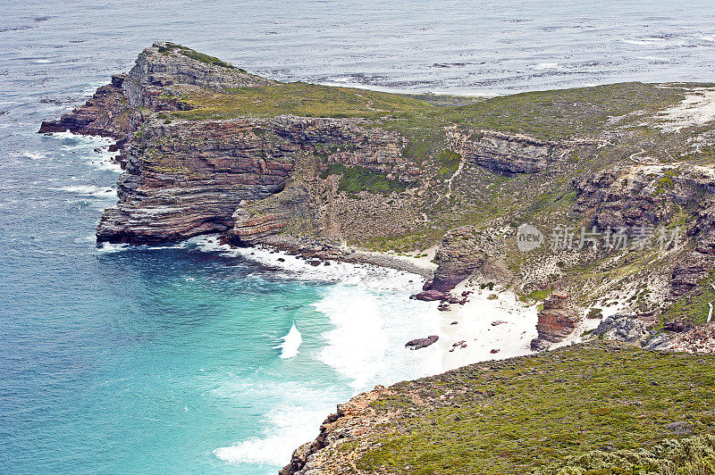 Cape Point湾海滩，好望角，Cape Colony，开普敦，南非。